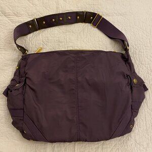 Vintage LeSportsac X Stella McCartney Purple Gold Crossbody Shoulder Bag
